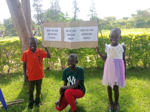 Children at Baba Nyumbani celebrate Day of the African Child